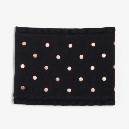 Girl Lurex polka dot snood