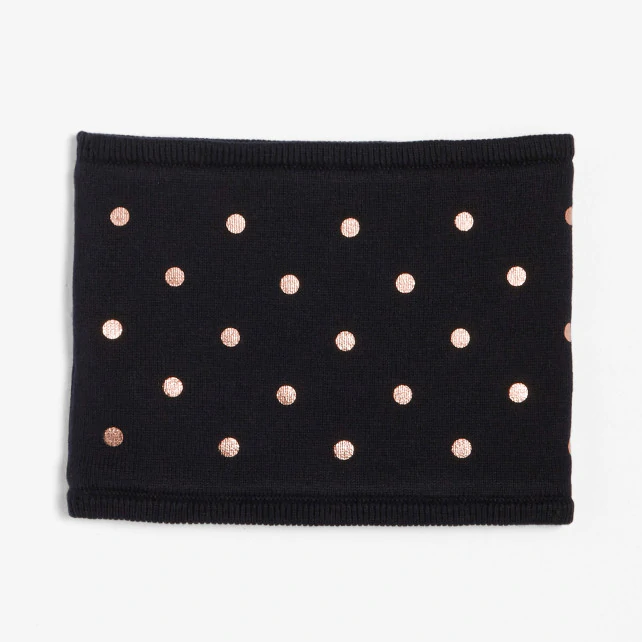 Girl Lurex polka dot snood