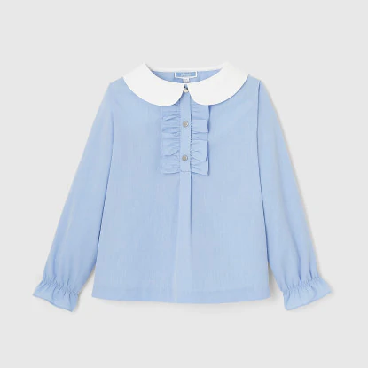 Girl poplin blouse