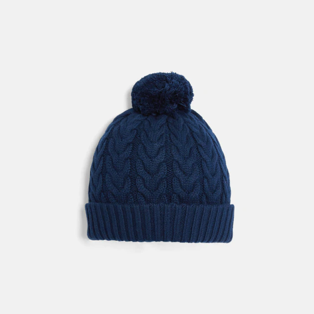 Boy cable-knit hat