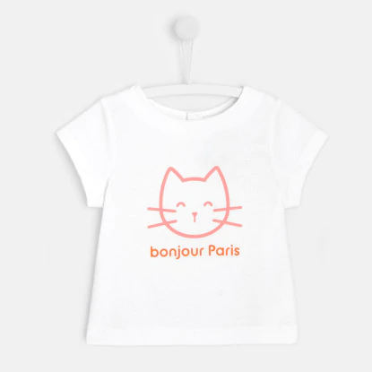 Toddler girl slogan T-shirt