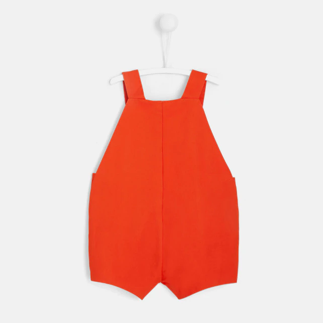 Baby short twill Dungarees