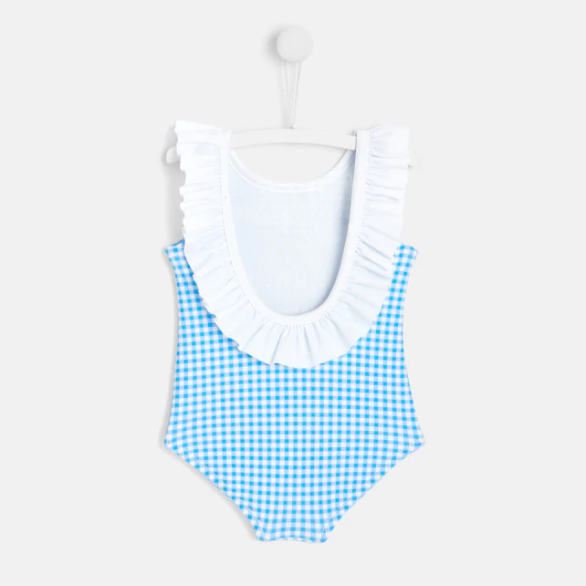 Toddler girl gingham swimsuit