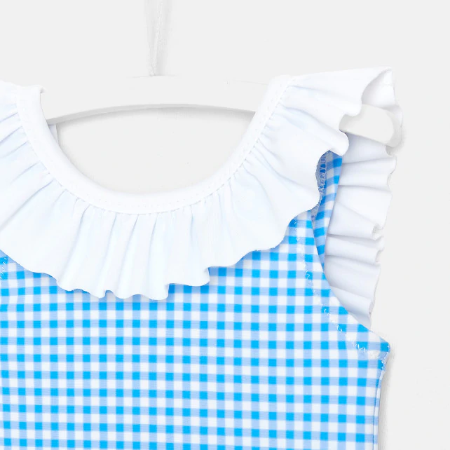 Toddler girl gingham swimsuit