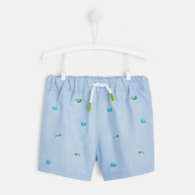 Toddler boy turtle swim shorts