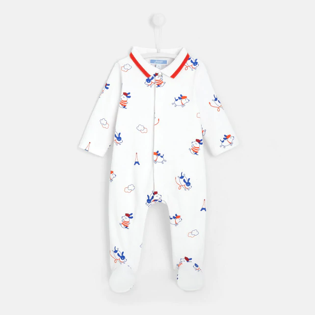 Baby boy printed footed Pyjamas