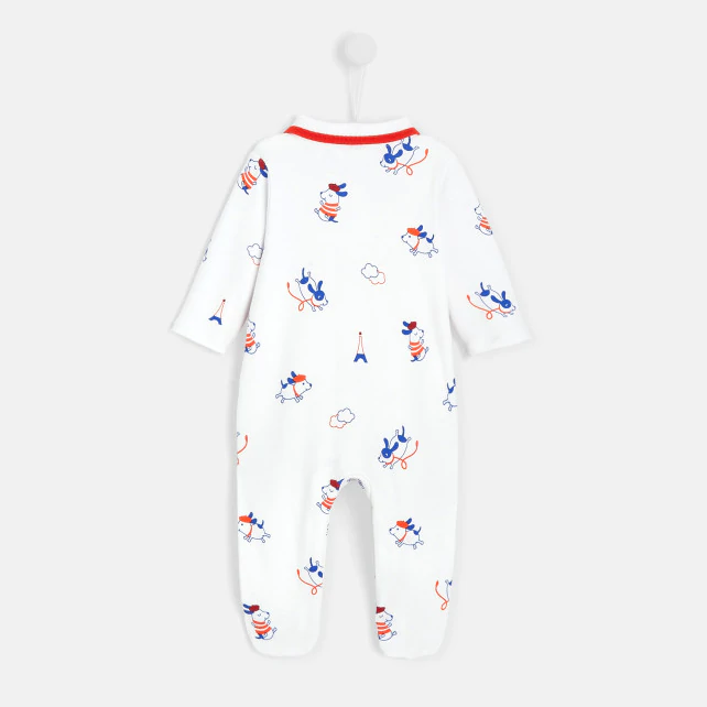 Baby boy printed footed Pyjamas