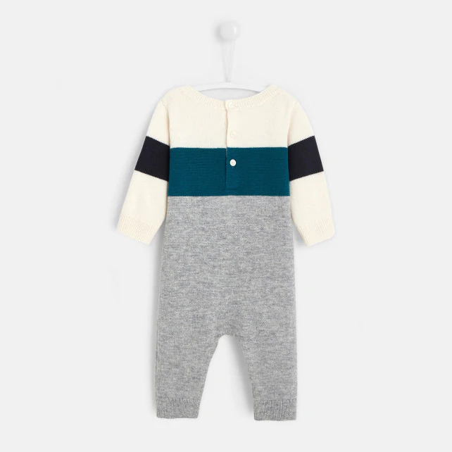 Baby boy striped onesie