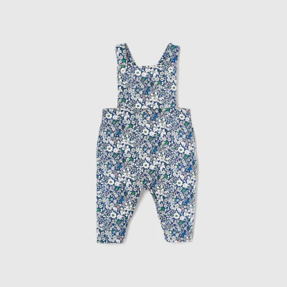 Baby girl Liberty print dungarees