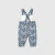 Baby girl Liberty print dungarees