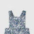 Baby girl Liberty print dungarees