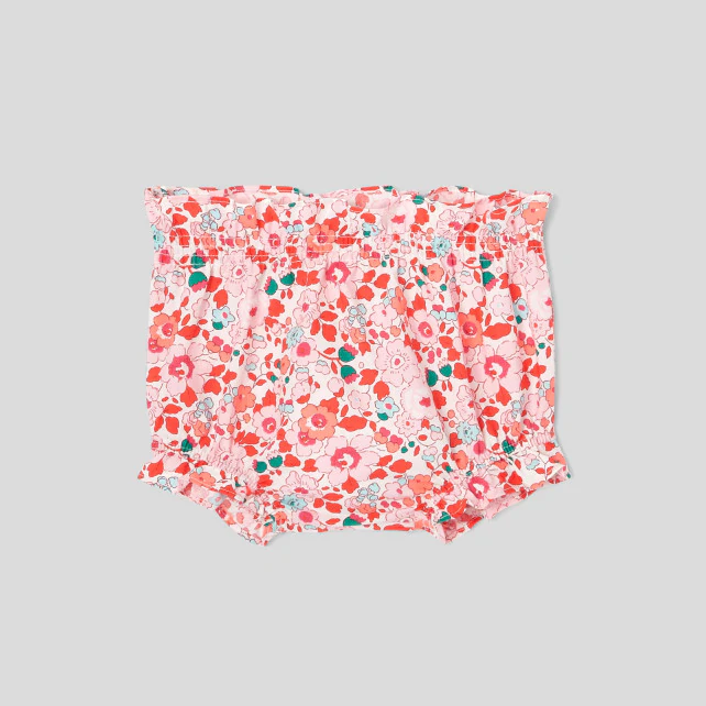 Baby girl Liberty print nappy cover