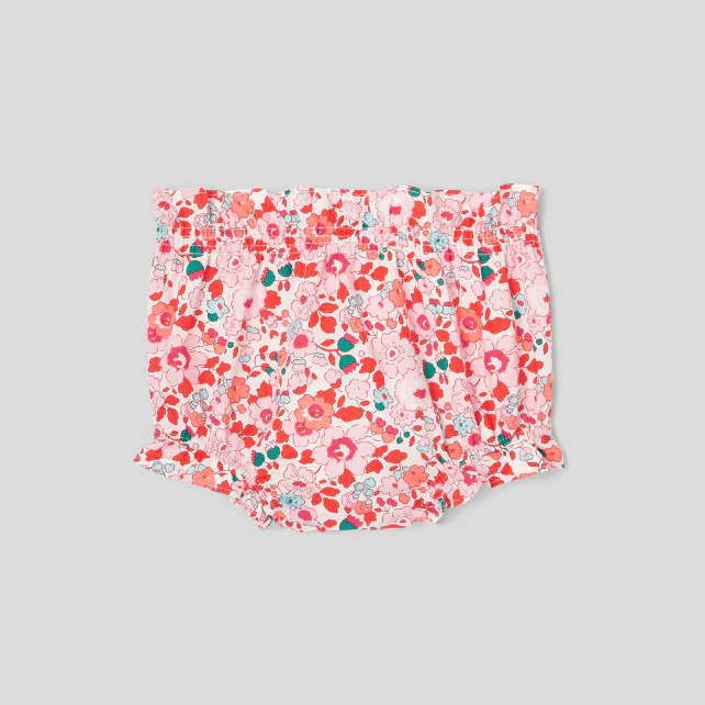 Baby girl Liberty print nappy cover