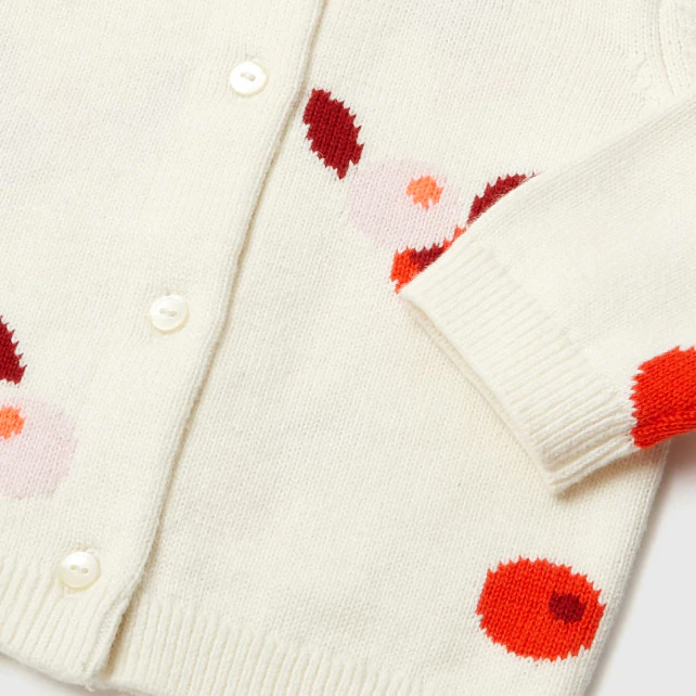 Baby girl cherry cardigan