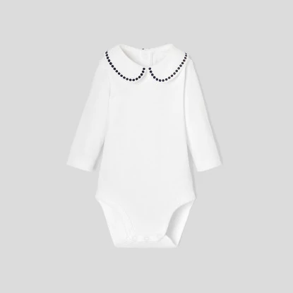 Baby girl long-sleeved bodysuit