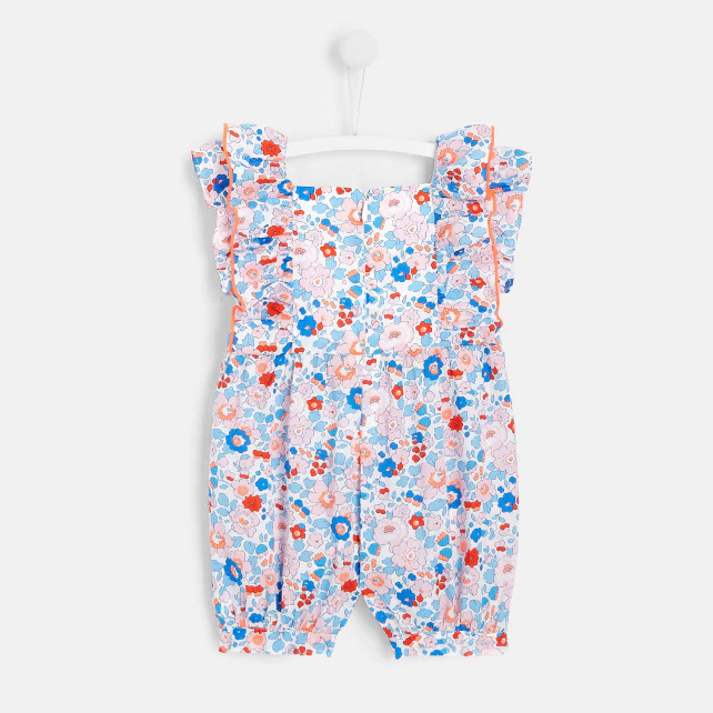 Toddler girl Liberty print onesie