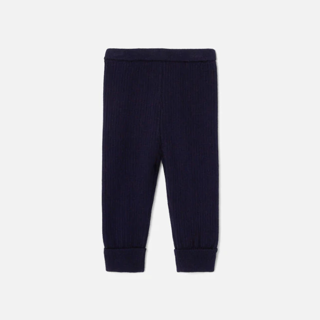 Toddler boy knit leggings