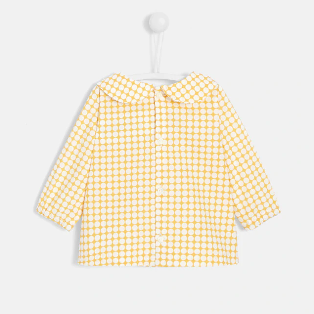 Baby girl polka dot blouse