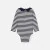 Toddler girl striped bodysuit