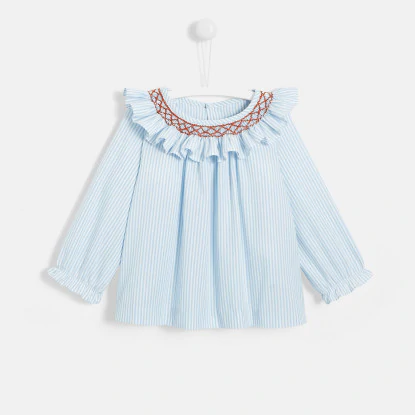 Toddler girl striped blouse