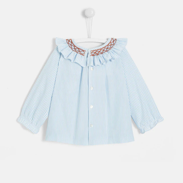 Toddler girl striped blouse