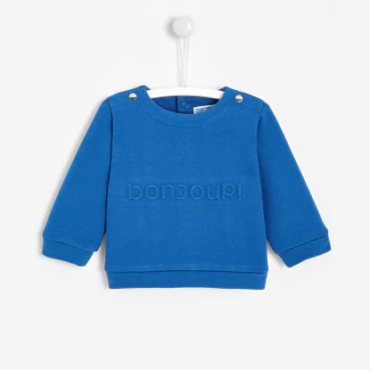 Baby boy fleece sweatshirt