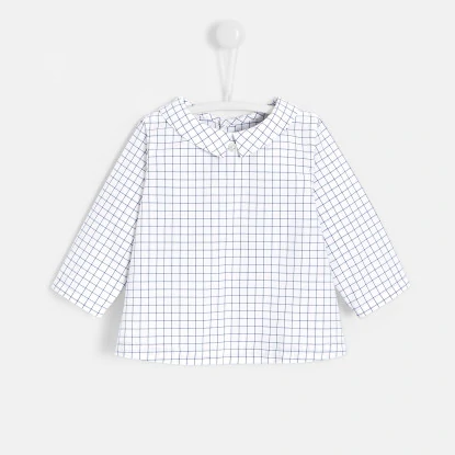 Baby boy checked shirt