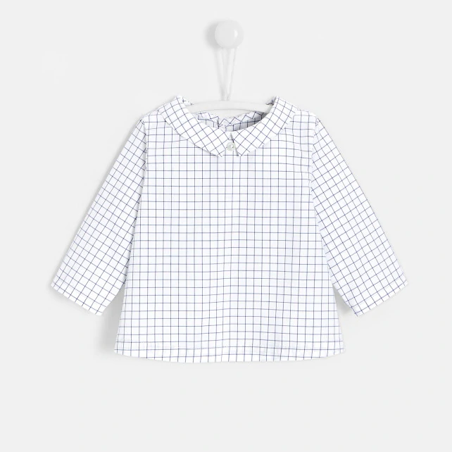 Baby boy checked shirt