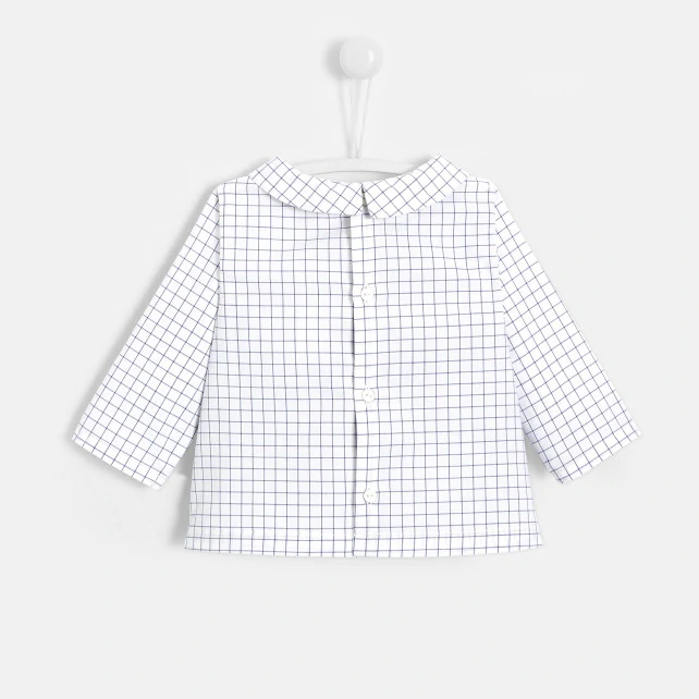 Baby boy checked shirt