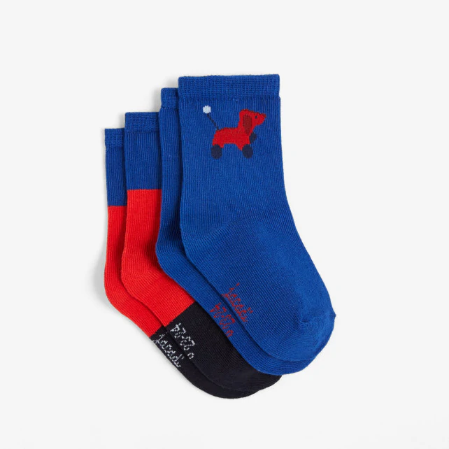 Toddler boy sock duo