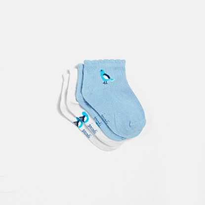 Toddler girl sock duo