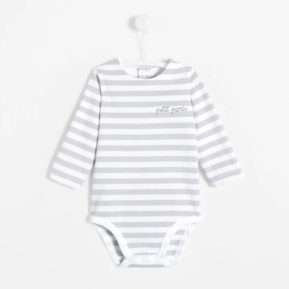 Baby boy sailor-inspired bodysuit