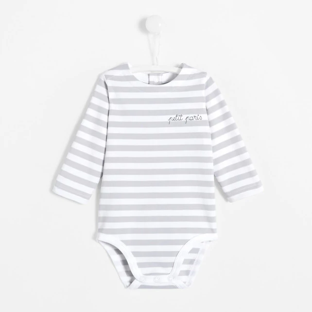 Baby boy sailor-inspired bodysuit