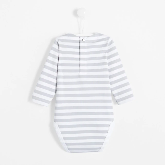 Baby boy sailor-inspired bodysuit