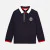 Boy rugby style polo shirt