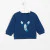 Baby boy sweatshirt with lobster motif