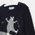 Toddler boy Intarsia bear cashmere sweater