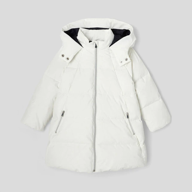 Girl full-length puffer jacket