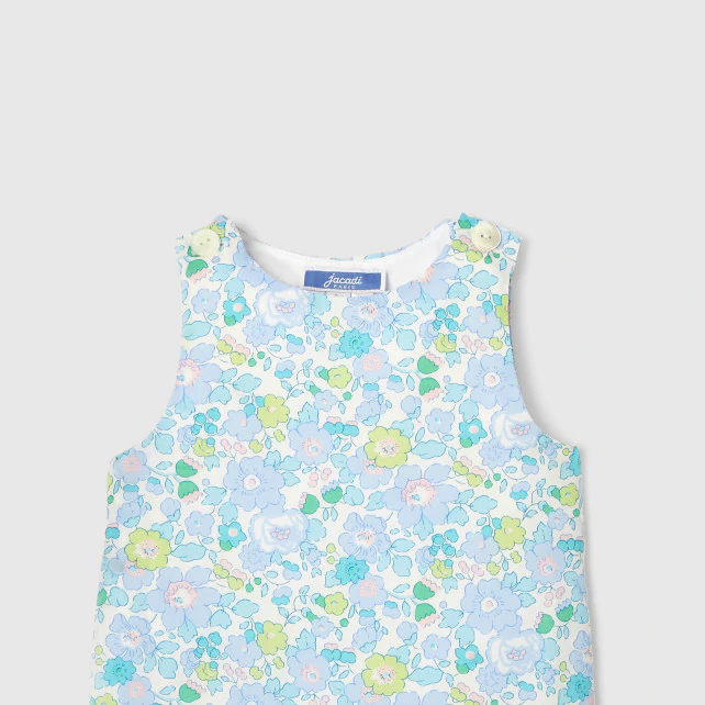 Baby girl Liberty print onesie