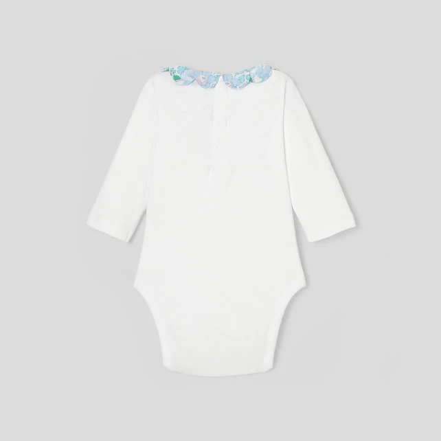 Baby girl long-sleeved bodysuit