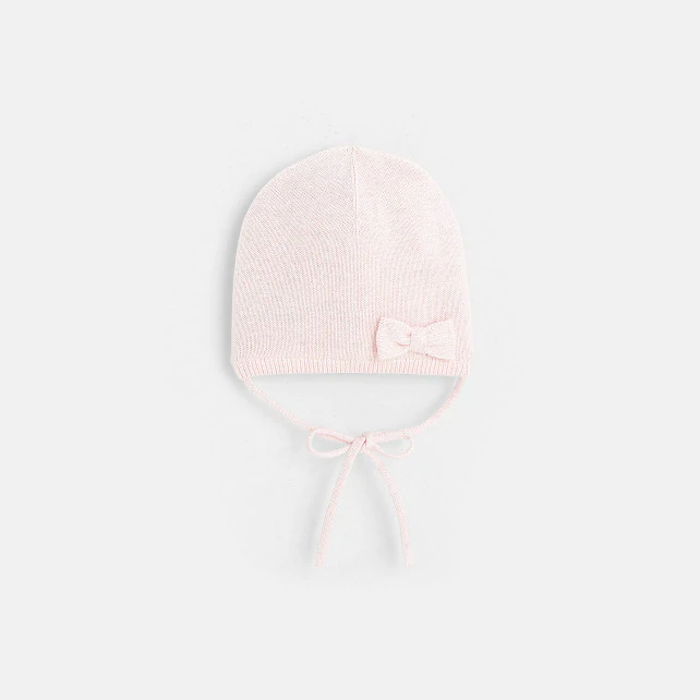 Baby girl knit hat