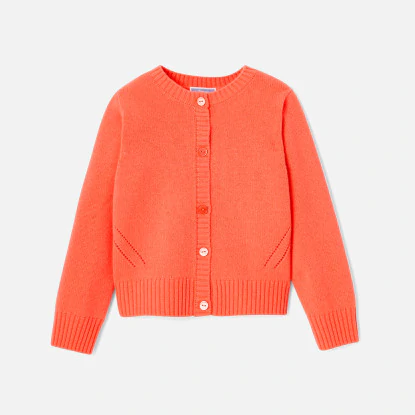 Girl cashmere cardigan