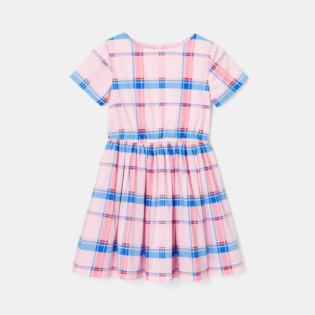 Girls’ checked dress