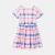 Girls’ checked dress