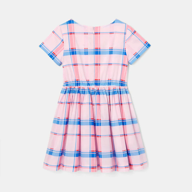 Girls’ checked dress