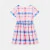 Girls’ checked dress