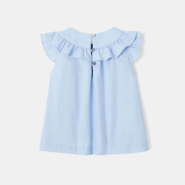 Girl ruffled blouse