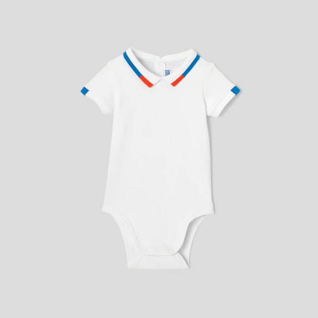 Baby boy short-sleeved bodysuit