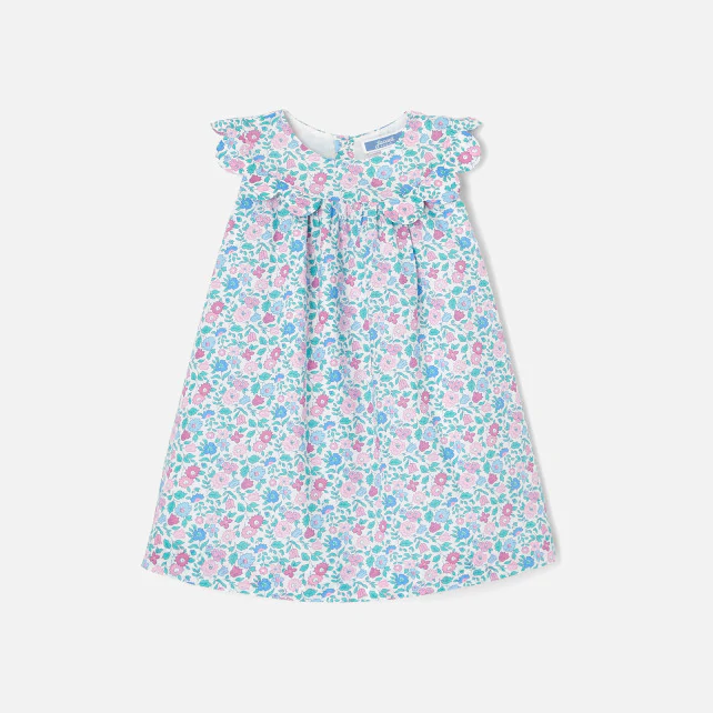 Toddler girl Liberty print dress