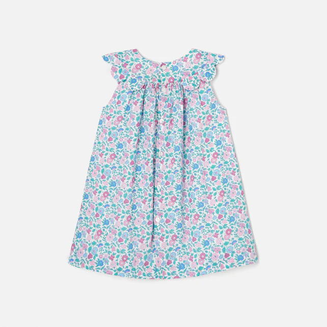 Toddler girl Liberty print dress